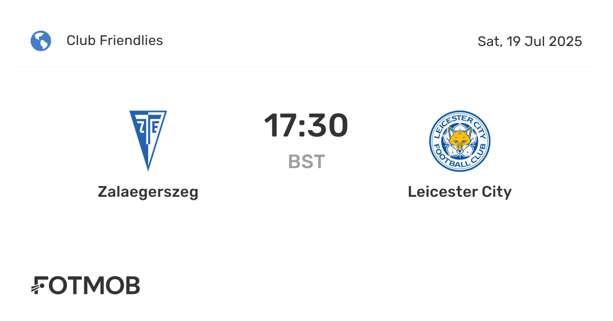 Zalaegerszeg vs Leicester Live Stream