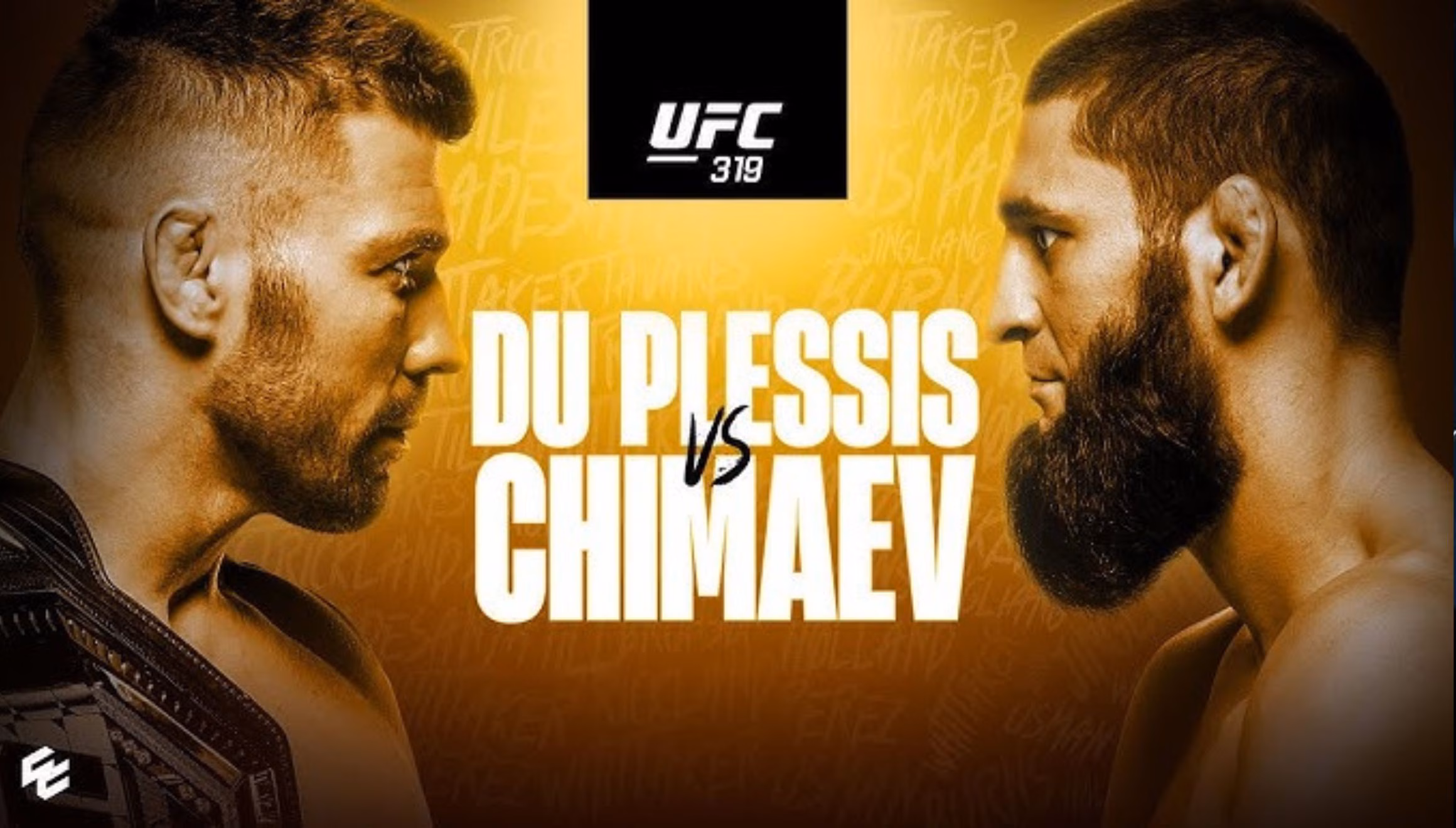 UFC 319 Live Stream Dricus Du Plessis vs Khamzat Chimaev